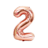 GLOBO METALICO 32" ROSE GOLD #2